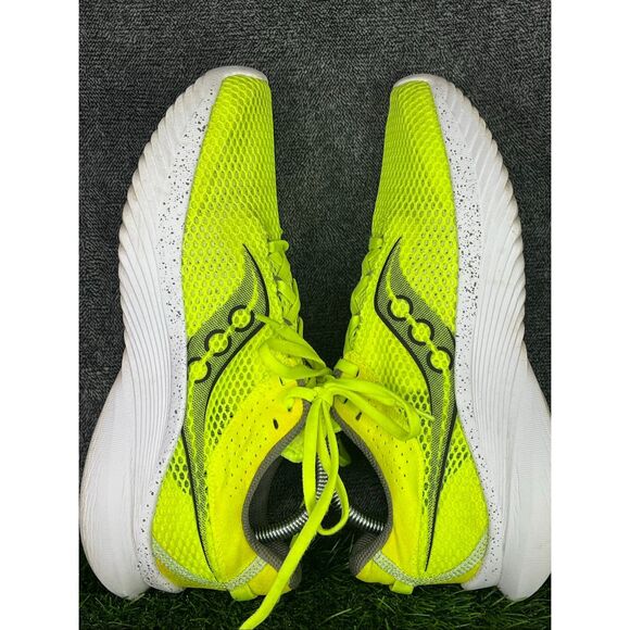 Saucony Kinvara 14 Women’s Running Shoes Size 9 Neon Yellow Lightweight - Picture 7 of 9